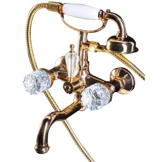 Смеситель для ванны Boheme Crystal золото 293-CRST